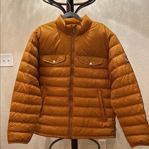 Fjallraven Greenland Down Liner Puffer Jacket Men’s size XL Color—Chestnut!!?